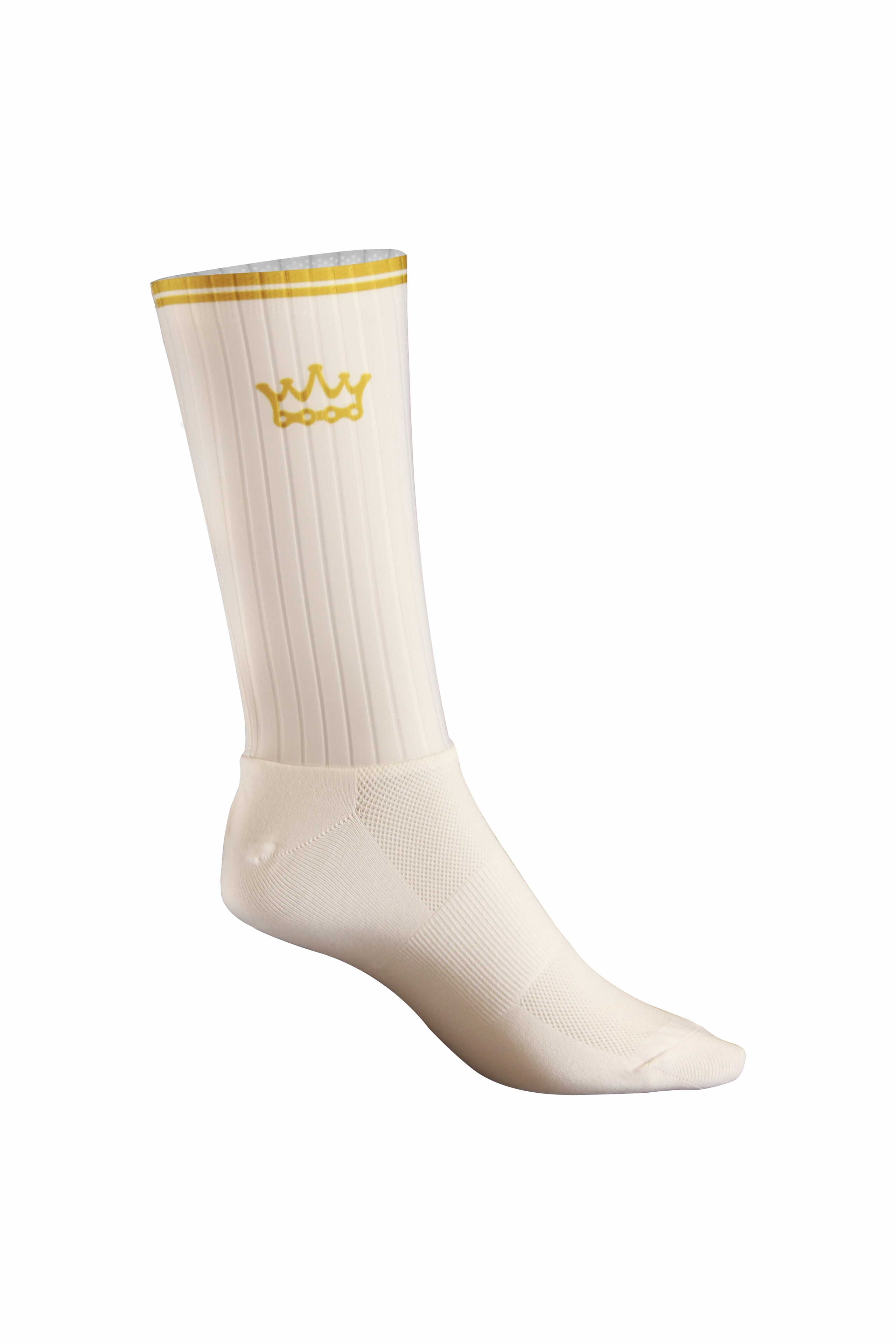 Chaussettes AERO Blanc et Doré